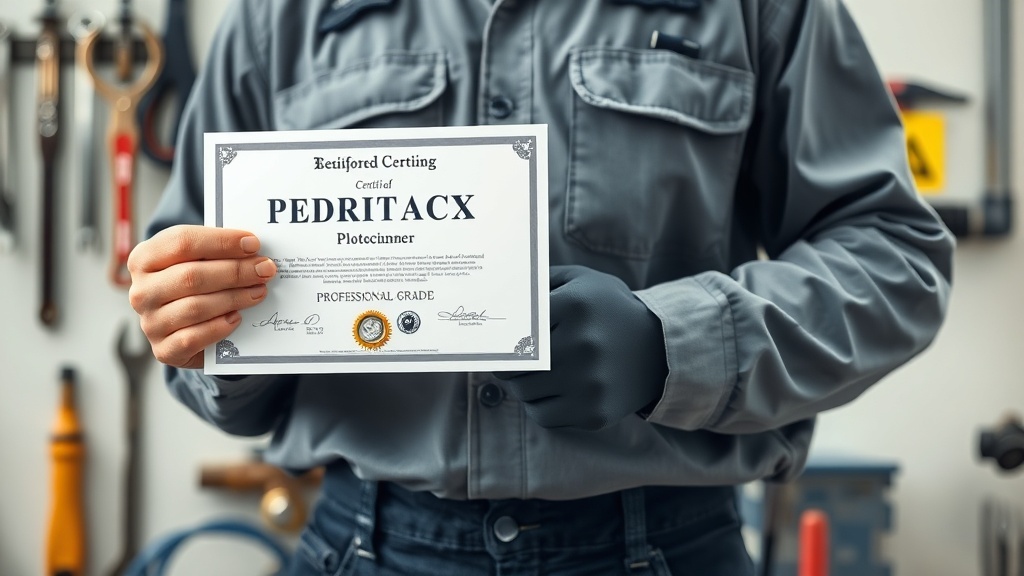 למה לבחור אינסטלטור מוסמך לבדיקה כזו